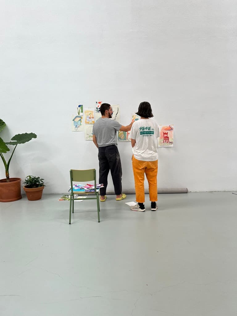 Obras y referencias de La pintura tras bambalinas