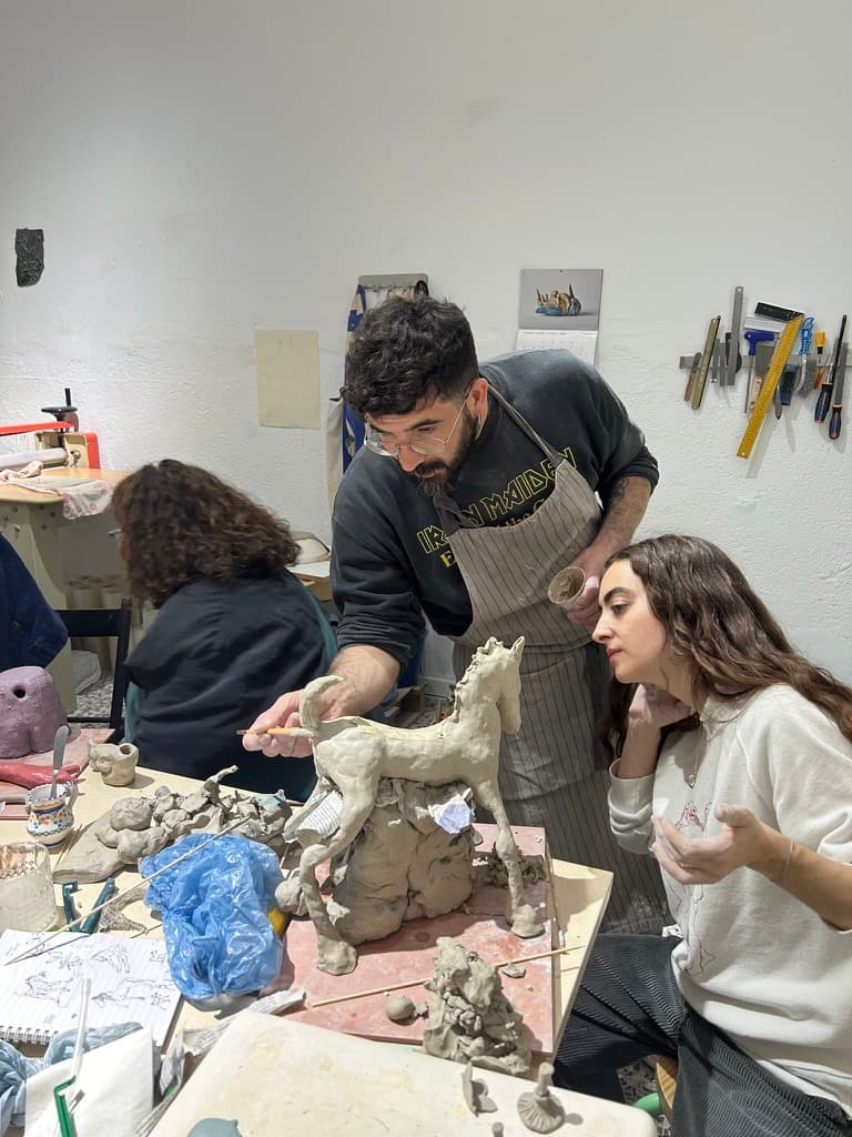 Proceso de Figuras en cerámica