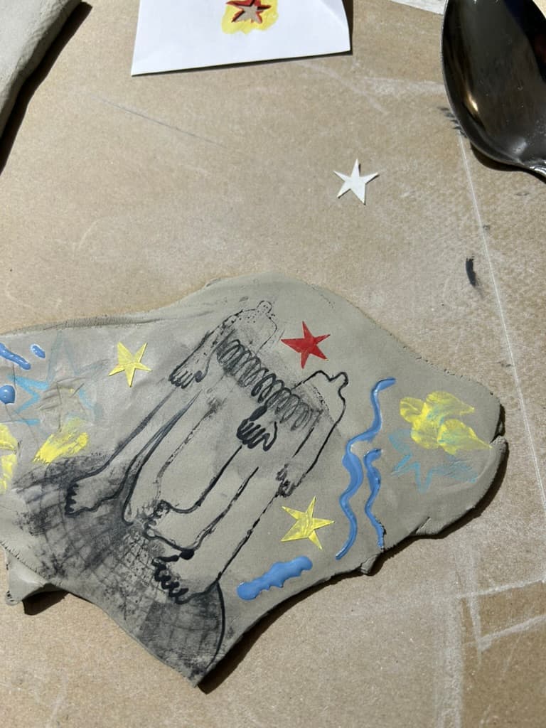 Proceso de Experimentación pictórica sobre cerámica