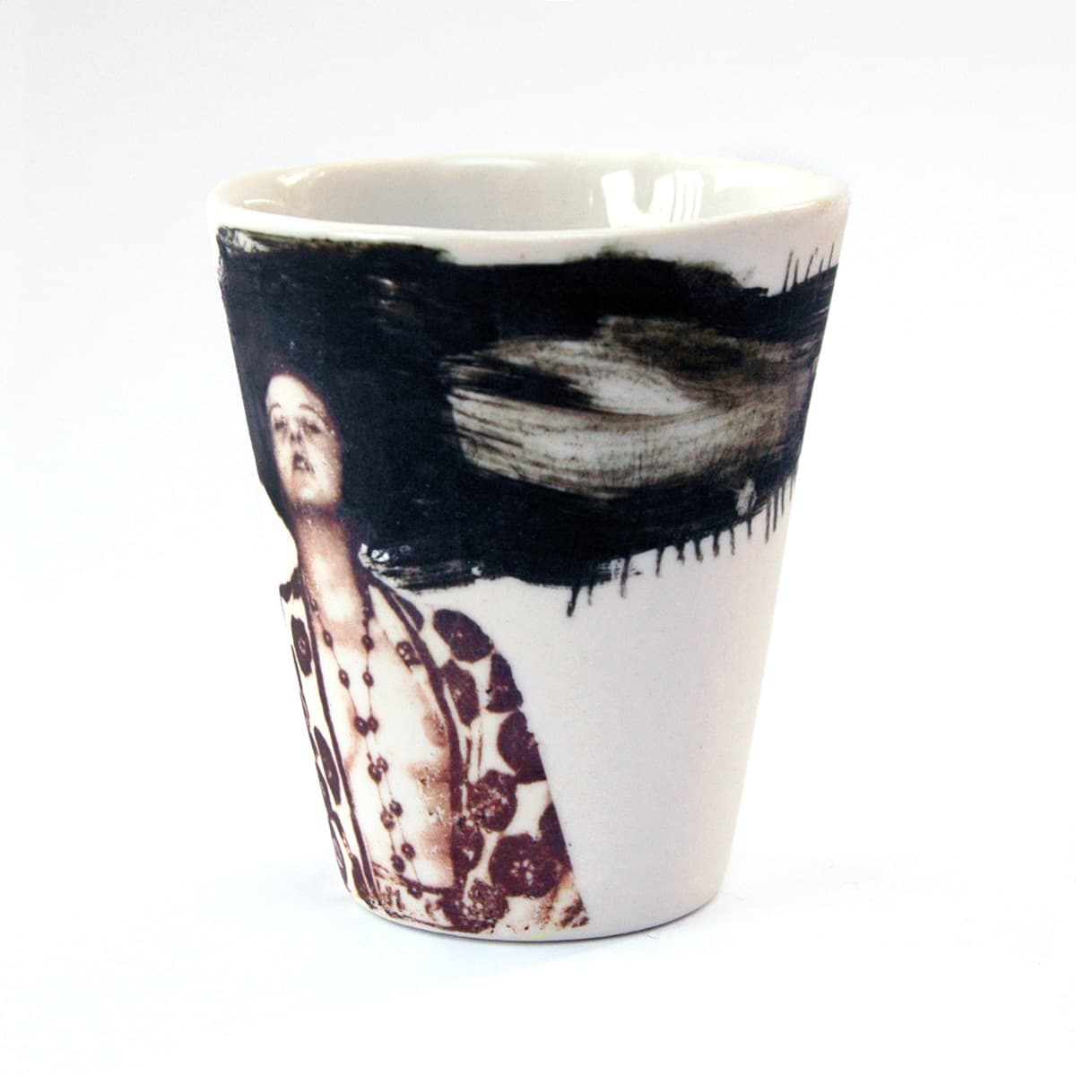 Vaso de porcelana, obra de Ana Cano Brookbank