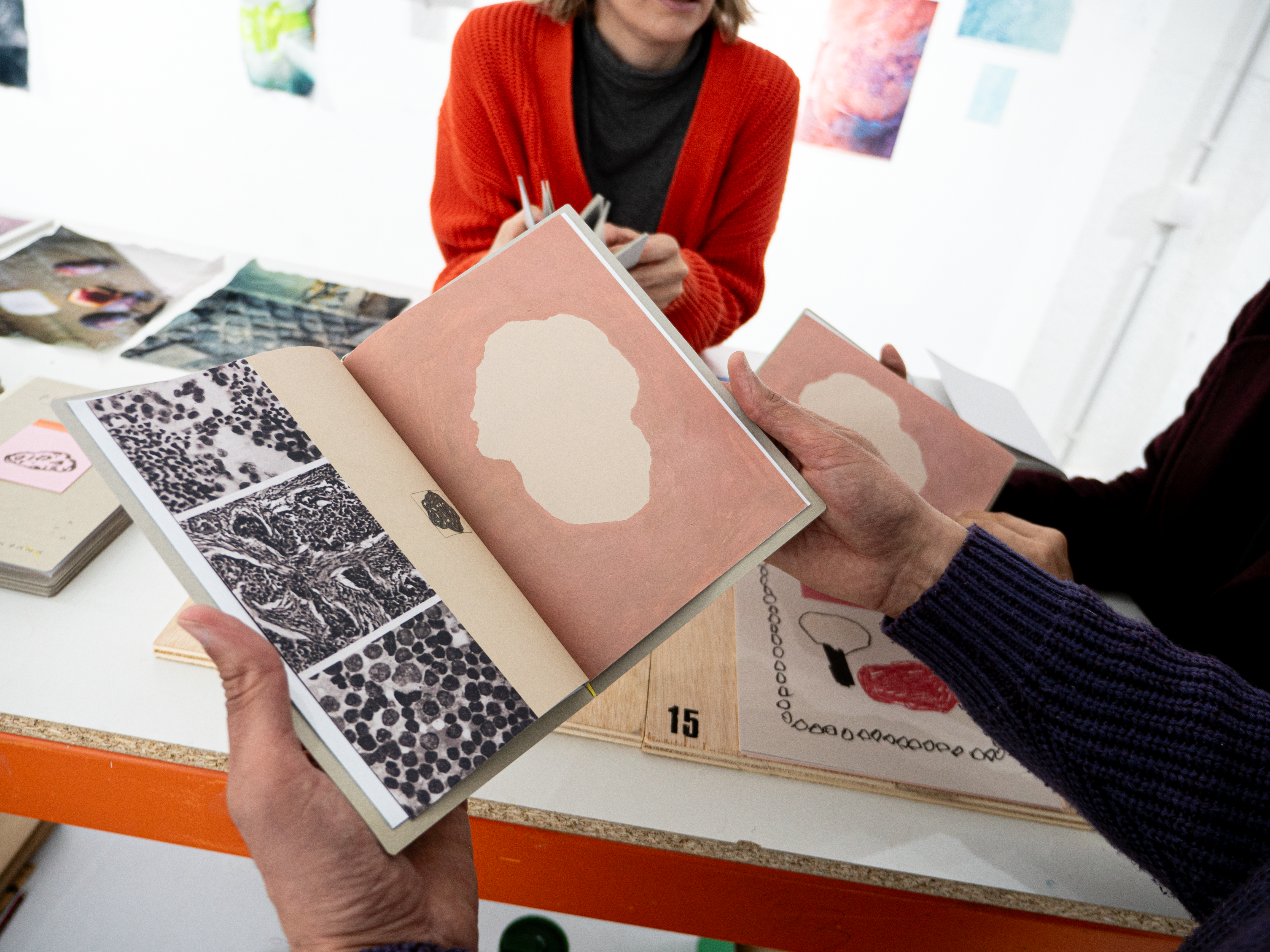 Proceso de trabajo durante Libros a la fresca